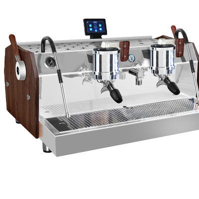 Máquina de café Espresso Máquina de café comercial de cabeça dupla