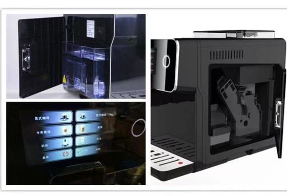 Máquina de café Espresso para casa de 220V com energia automática e tanque de aço inoxidável