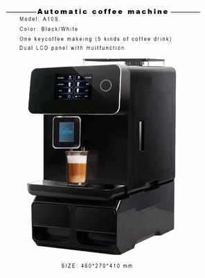 Máquina de café Espresso para casa de 220V com energia automática e tanque de aço inoxidável