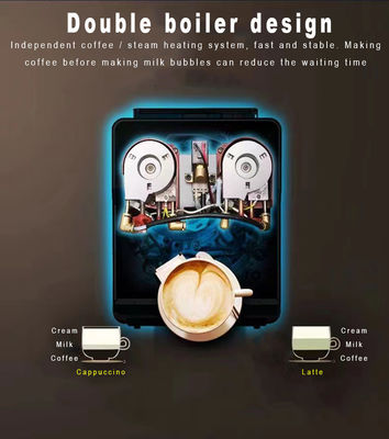 Máquina de café Espresso para casa de 220V com energia automática e tanque de aço inoxidável