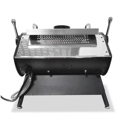 6.0L Máquina de café Latte de caldeira dupla com 3 tigelas de pó e cabo de madeira sólida de 58 mm