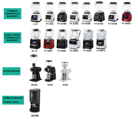 Eletrônico Heavy Duty Commercial Blender Sound Cover Competitive Magimix Processador de alimentos