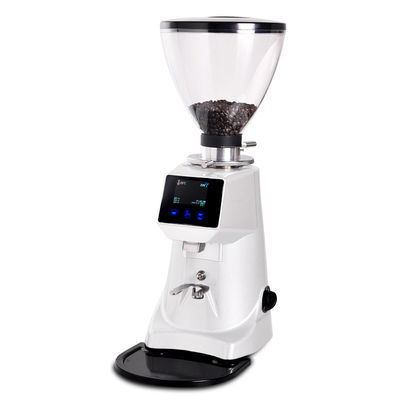 64 mm Flat Burr Electric Commercial Turkish Coffee Grinder Material de liga de alumínio