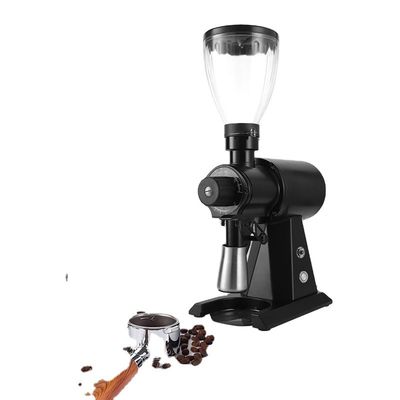 Moinho de café de barril plano de 98 mm com material de barril revestido de titânio de aço inoxidável
