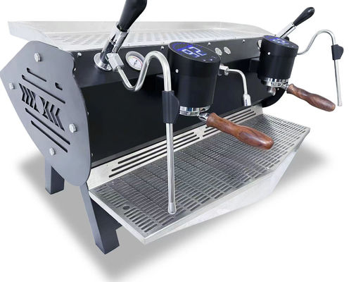 Máquina de café comercial Máquina de café semiautomática de duplo grupo