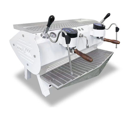 Máquina de café comercial Máquina de café semiautomática de duplo grupo