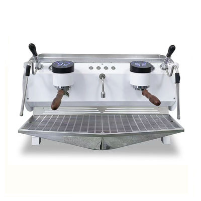 Máquina de café comercial Máquina de café semiautomática de duplo grupo