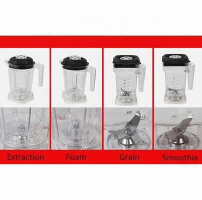 8 Configurações de velocidade 2L Blender Comercial Smoothie Cup Mixing Cup Smoothie Bowl Grain Cup Fruit Juicer Container