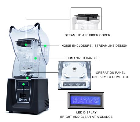 Mixer doméstico elétrico de baixa tensão de 220 V Mixer de mistura de energia de 1500 ml Mixer para bebidas geladas e sucos