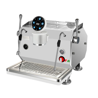 Máquina de café de expresso semiautomática e programável com design italiano