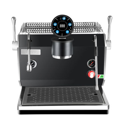 Máquina de café de expresso semiautomática e programável com design italiano
