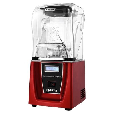 Misturador de smoothie profissional de baixo ruído com cobertura de som e função de esmagamento total