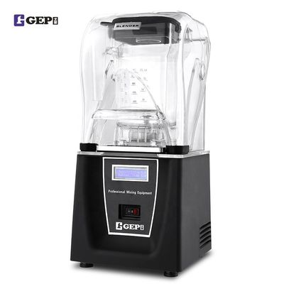 Aparelhos de cozinha comerciais 2L final Blender de smoothie com cobertura de som 1800W Alta velocidade