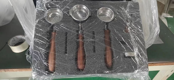 Máquina de café Espresso elétrica comercial de cabeça dupla - Capacidade de duas caldeiras 11L 2L 2L