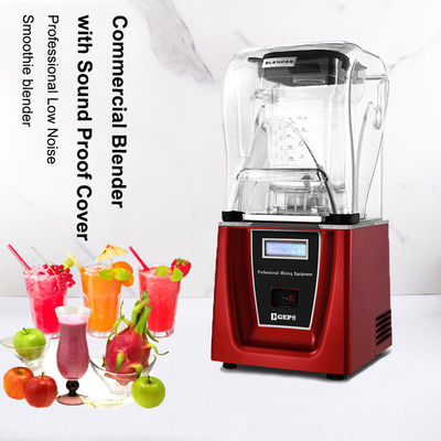 Função de trituração total Mixer de smoothie de 1800W com tampa insonorizada para potência forte