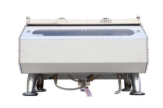 Máquina de café comercial de aço inoxidável Gep para duplo grupo 660*560*450mm Dimensões