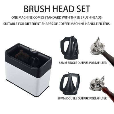 Máquina elétrica para limpeza automática de portafiltros de café de 58 mm