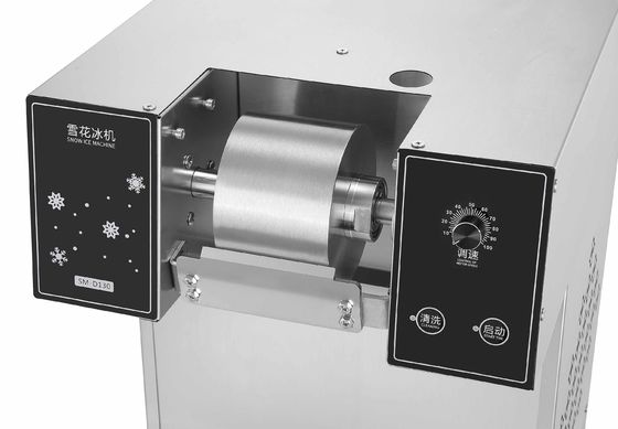 Máquina de sorvete de flocos de neve comercial com controle totalmente automático de aço inoxidável de 1300W