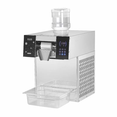Máquina automática de barbear gelo de flocos de neve comercial de 1300W com função de velocidade variável