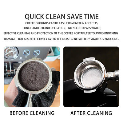 Máquina de limpeza de filtros de café portáteis de metal elétrico de 12 volts para amantes de expresso