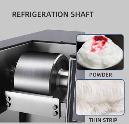Relacionado com matérias-primas Máquina de barbear gelo e neve Bingsu com compressor de baixo ruído