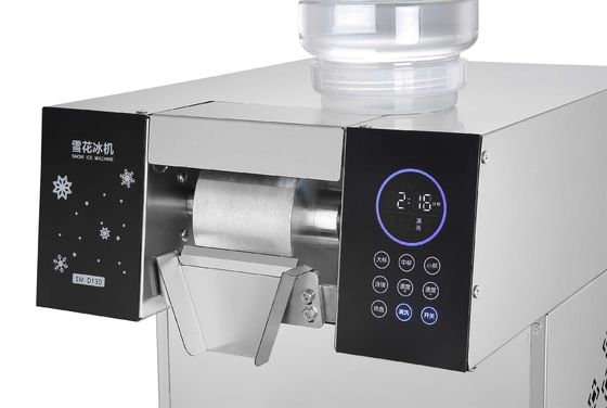 Máquina elétrica de produção rápida Bingsu de barbear gelo e neve com controle totalmente automático