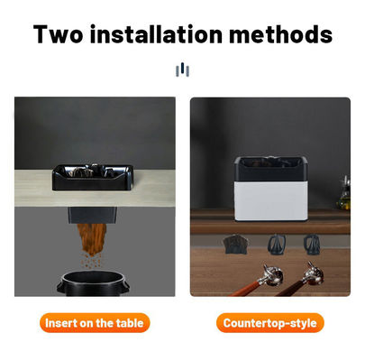 Caixa automática de limpeza de filtro de café porta-eletrônico sem limpeza para terrenos de 51-58 mm