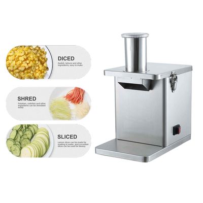Chopper de frutas e vegetais de aço inoxidável 3 em 1 Mandolin Slicer para cozinha comercial