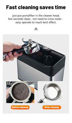 Limpeza Elétrica Espresso Portafilter Limpeza com escovas de limpeza e velocidade de 350rpm
