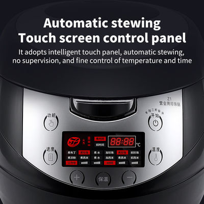 Cozinheira elétrica de tapioca para cozinhar gelatina/buding/sago/taro/feijão de forma inteligente