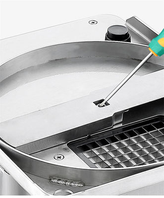 Máquina de cortar vegetais elétricos de aço inoxidável para preparação rápida e fácil de alimentos