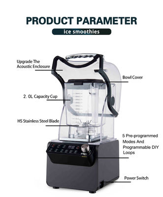 Máquina de batido de leite comercial 2L