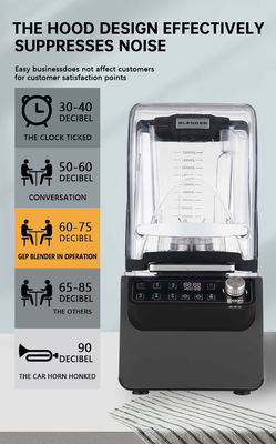 2.5HP Blender 220V Profissional triturador de gelo Blender com Smart Programmable DIY Loop